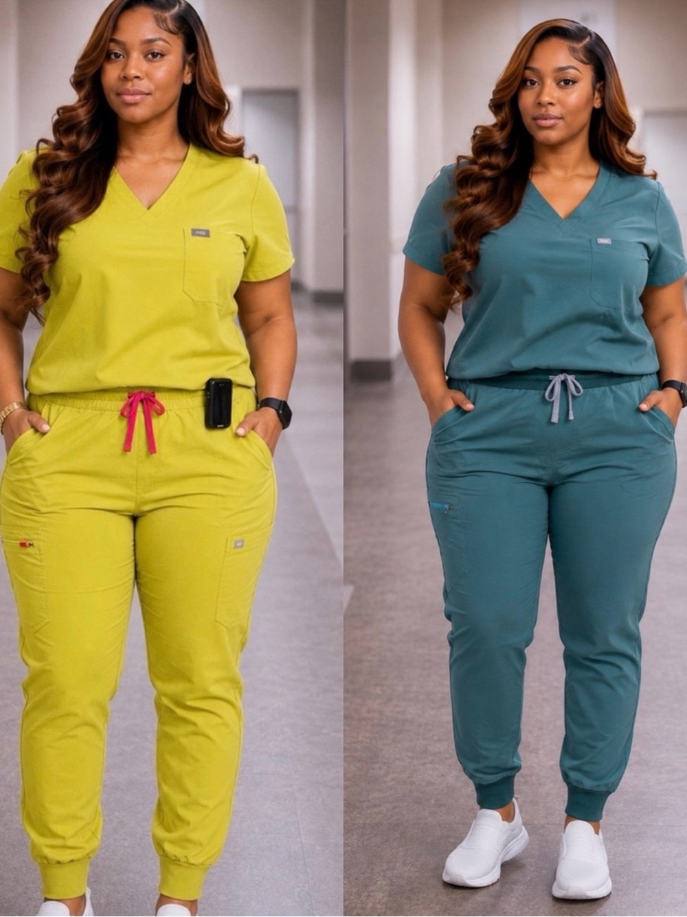 Set of two FIGS Catrina Top & Zamora Women’s Scrub Set (3XL)